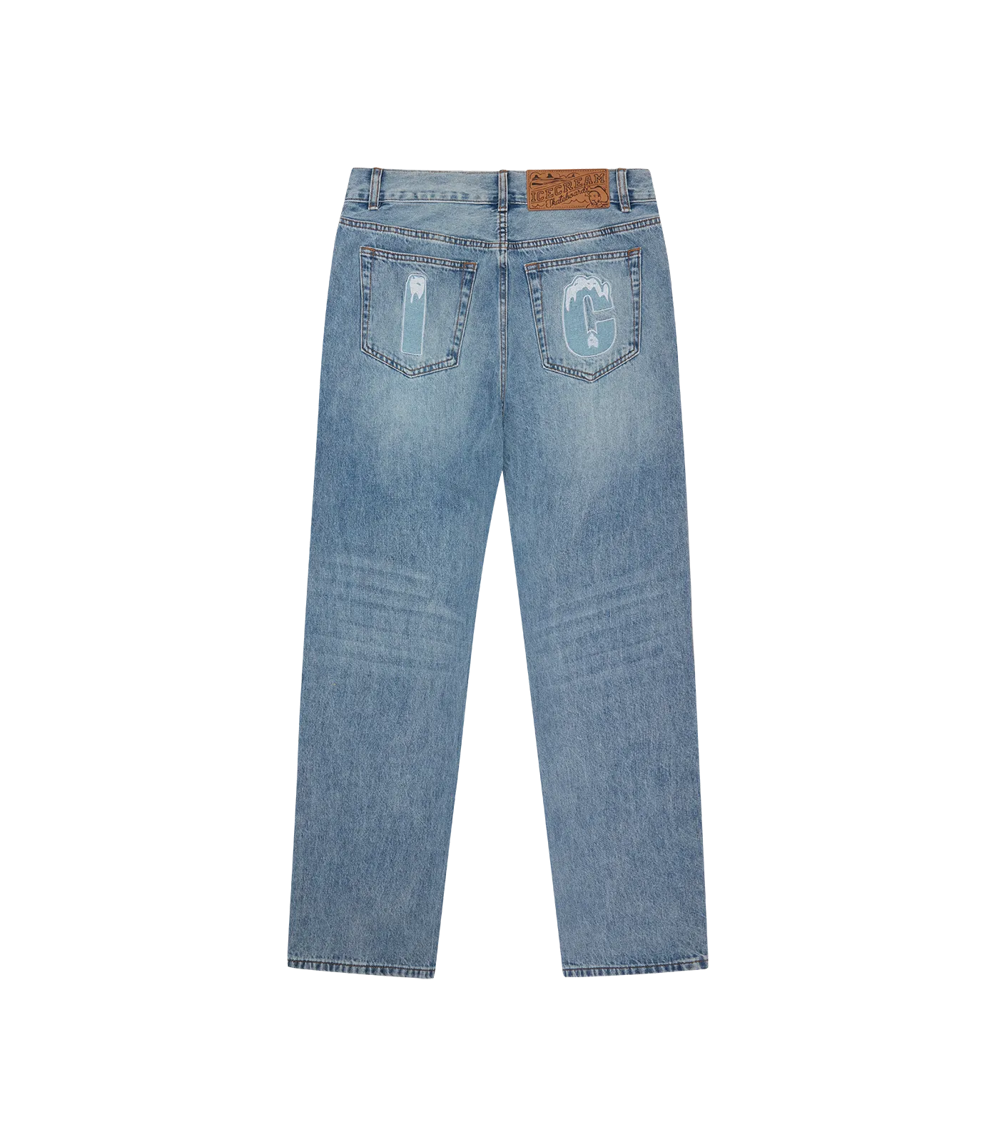 RUNNING DOG DENIM JEANS - LIGHT BLUE