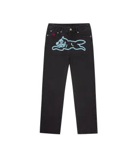 RUNNING DOG DENIM PANT - BLACK