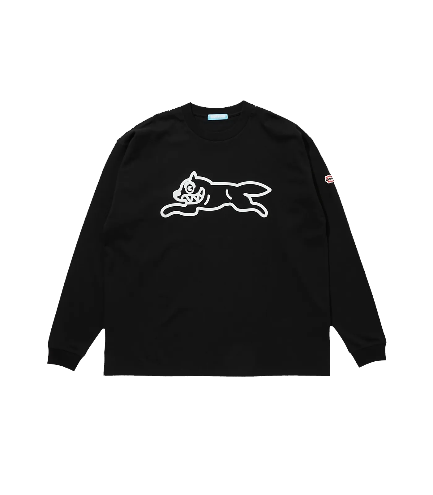 RUNNING DOG L/S T-SHIRT - BLACK