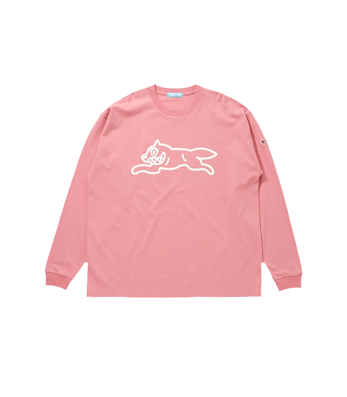 RUNNING DOG L/S T-SHIRT - DEEP PINK