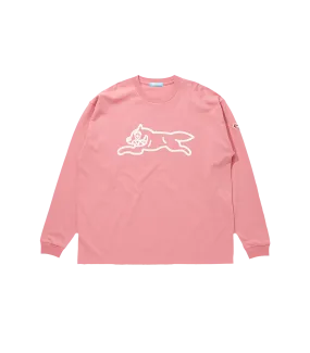 RUNNING DOG L/S T-SHIRT - DEEP PINK