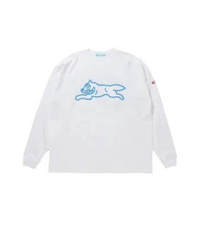 RUNNING DOG L/S T-SHIRT - WHITE