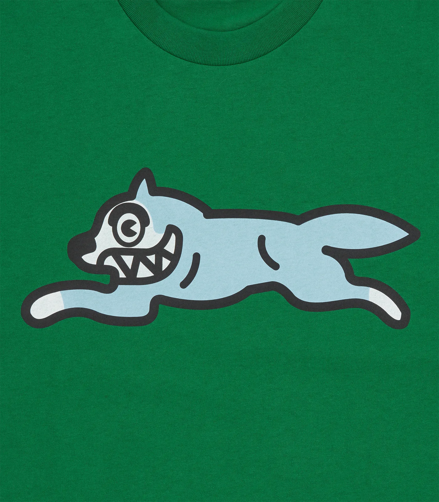 RUNNING DOG T-SHIRT - DEEP GREEN