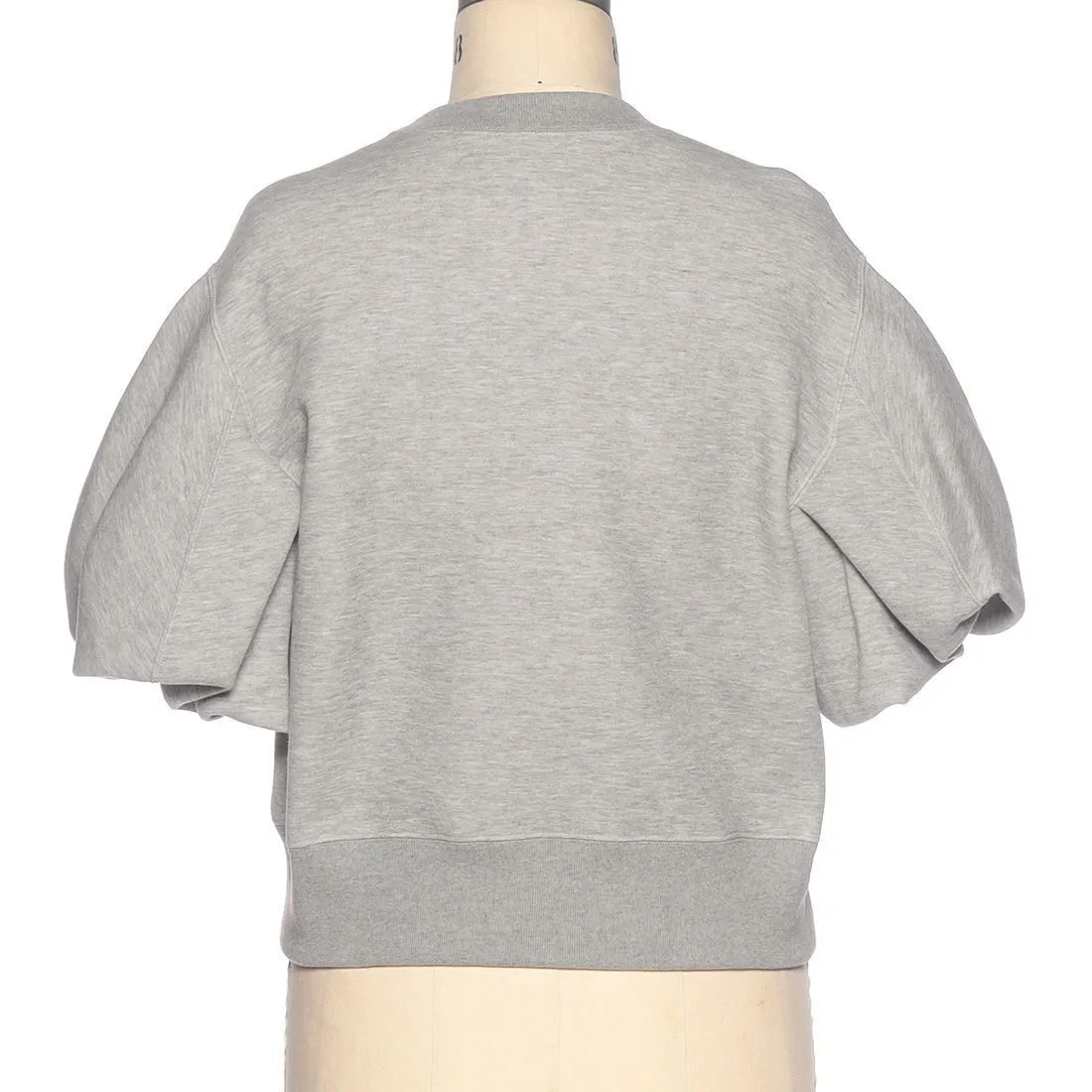 sacai  |Crew Neck Street Style Cropped Plain Cotton