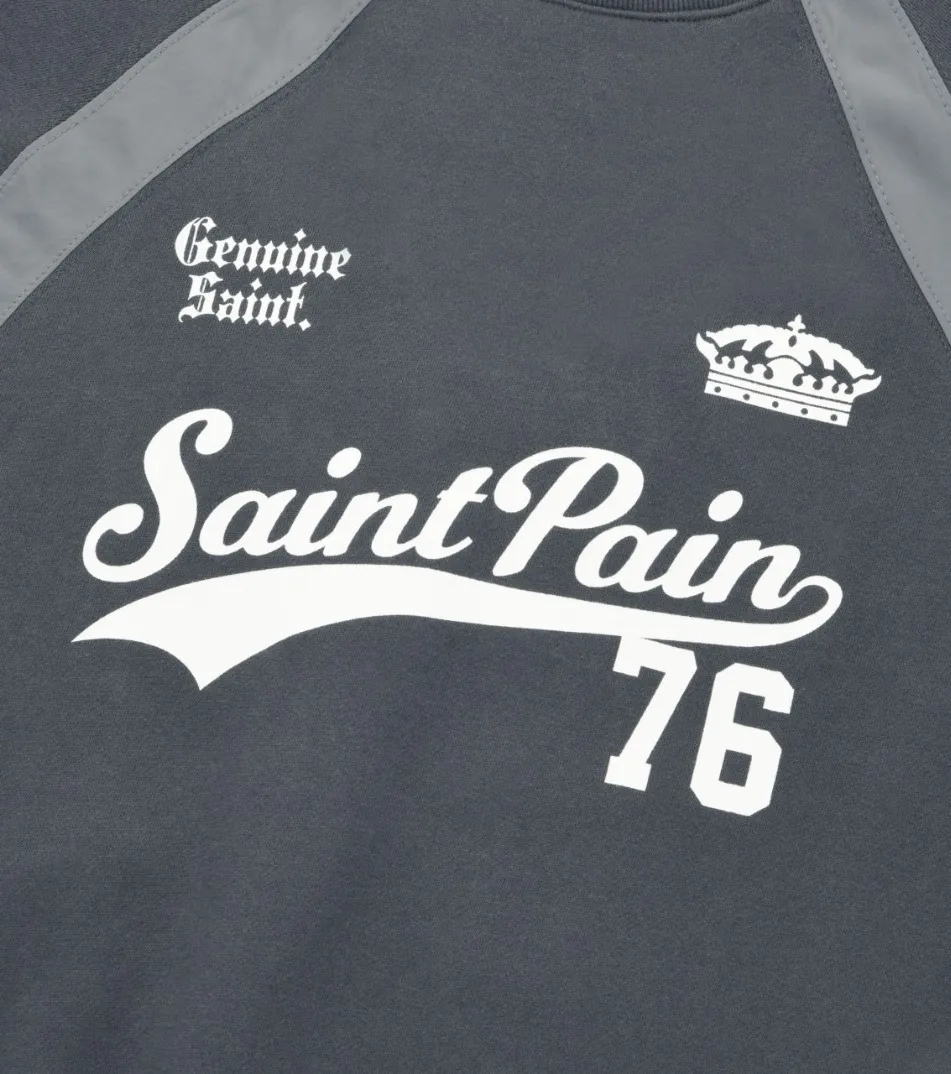 SAINTPAIN  |Unisex Street Style Logo Hoodies & Sweatshirts