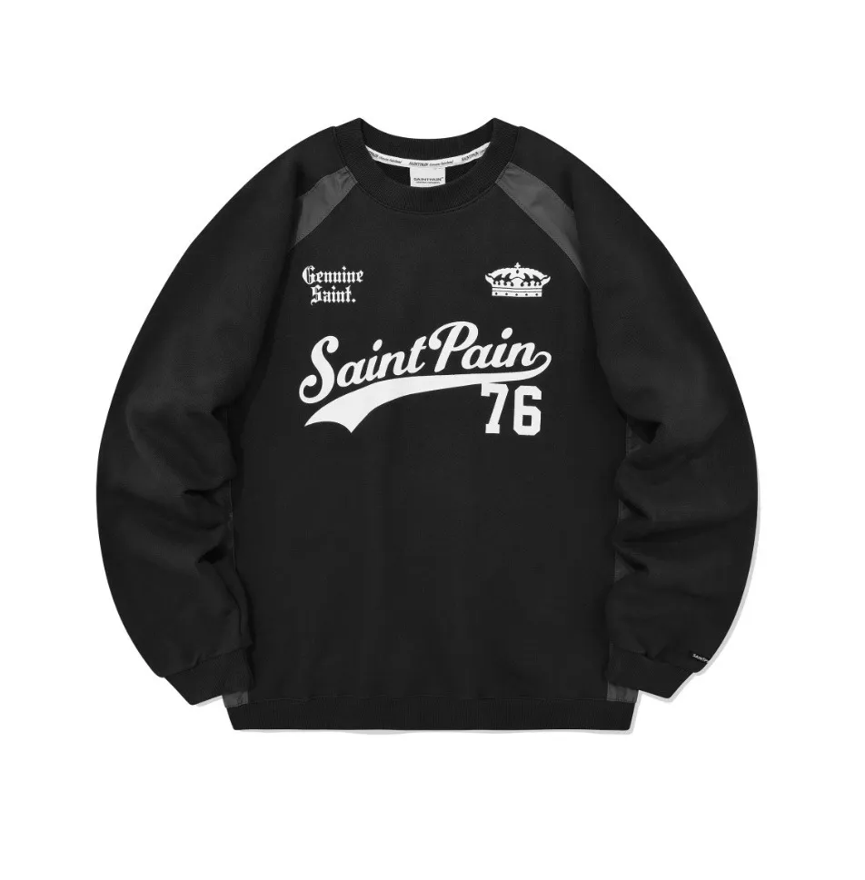 SAINTPAIN  |Unisex Street Style Logo Hoodies & Sweatshirts