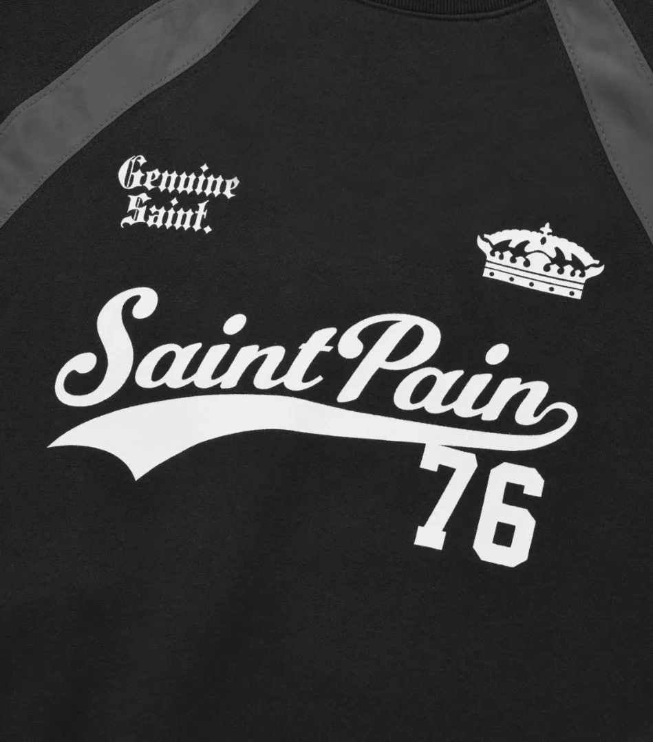 SAINTPAIN  |Unisex Street Style Logo Hoodies & Sweatshirts