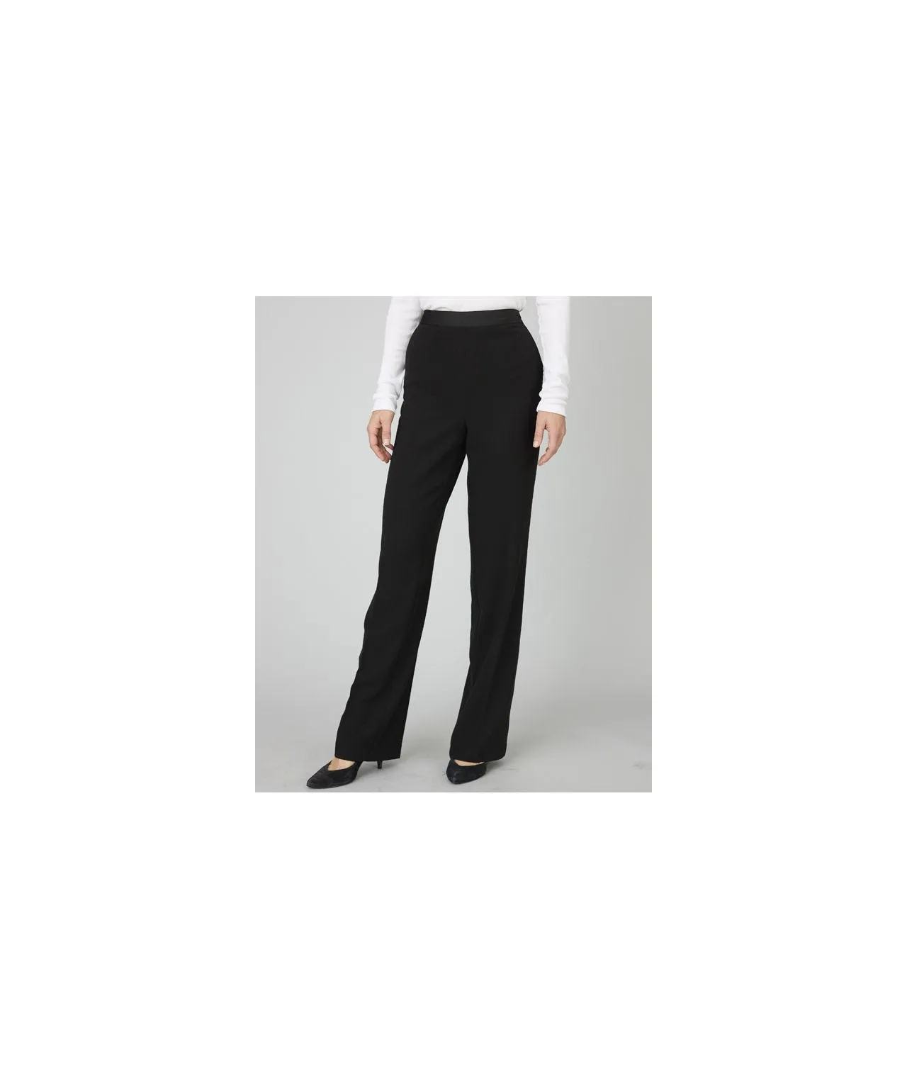 Satin Trim Trousers