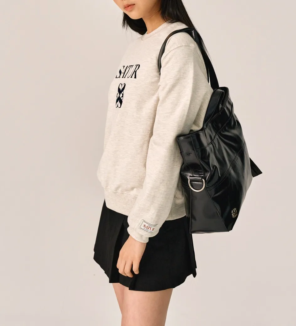 SATUR  |Unisex Street Style Logo Hoodies & Sweatshirts