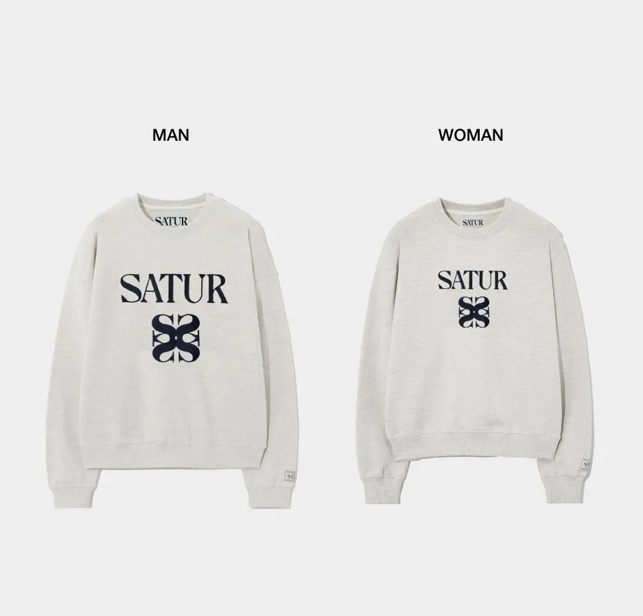 SATUR  |Unisex Street Style Logo Hoodies & Sweatshirts