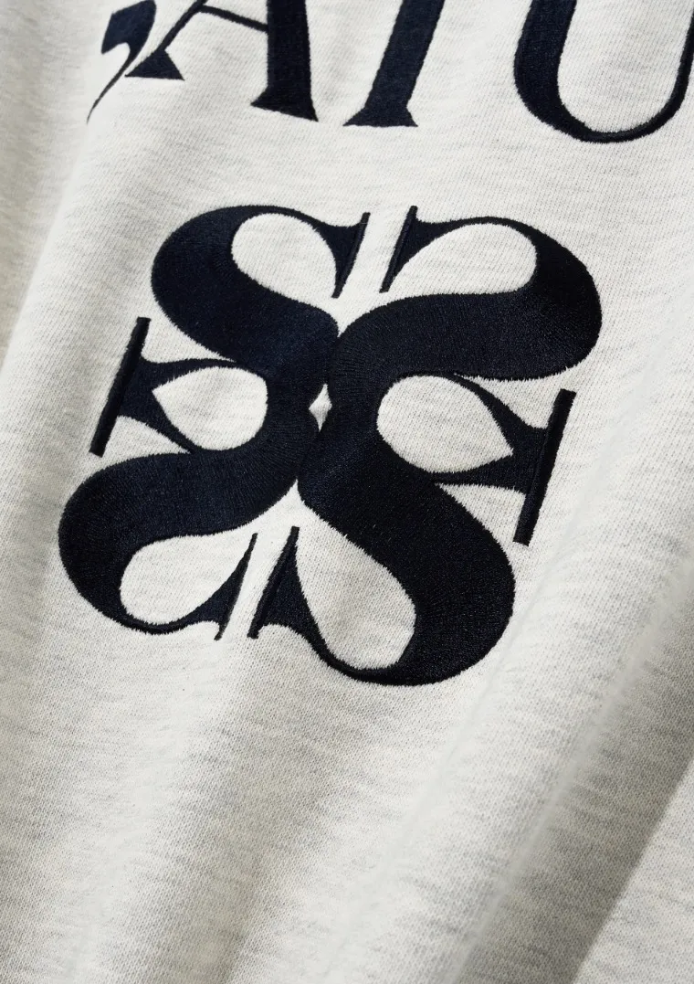 SATUR  |Unisex Street Style Logo Hoodies & Sweatshirts