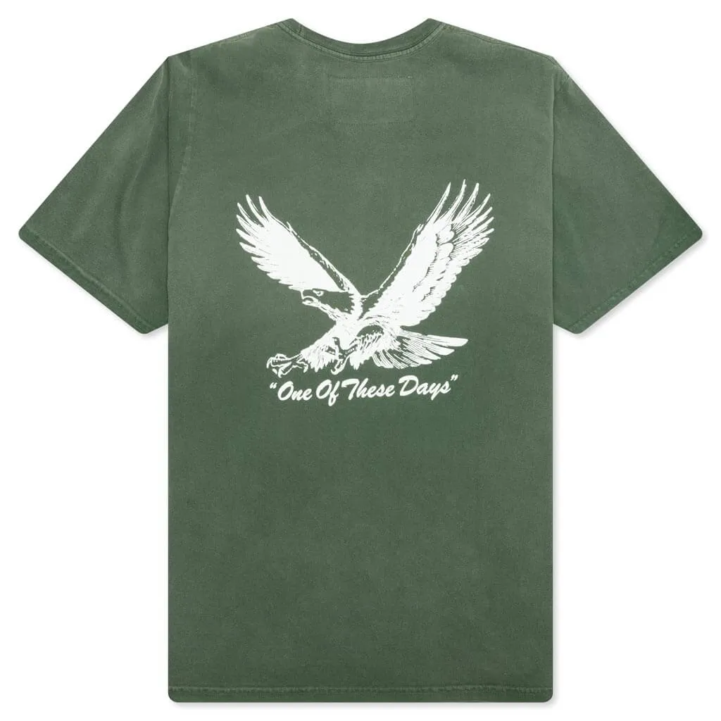 Screaming Eagle Tee - Washed Forest Green