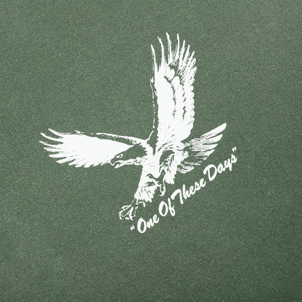 Screaming Eagle Tee - Washed Forest Green