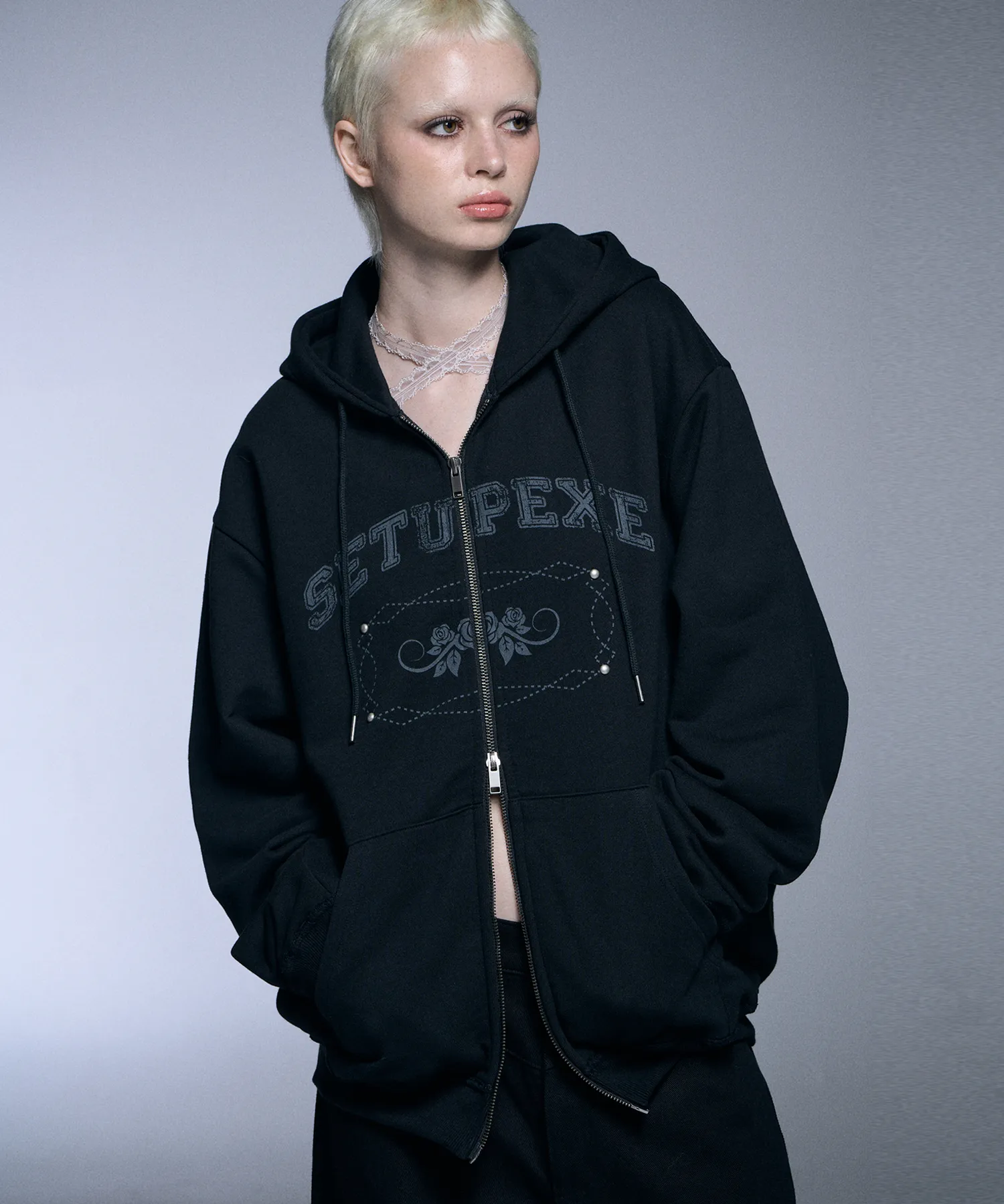 SETUP-EXE  |Unisex Street Style Long Sleeves Hoodies & Sweatshirts