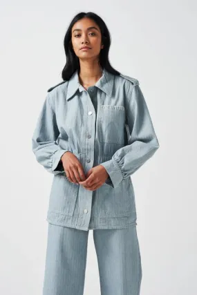 Seventy + Mochi Dani Jacket - Herringbone Denim: Size 6