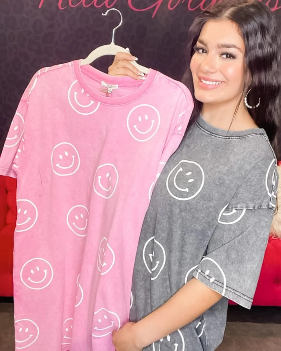 Smiley T-Shirt Dress