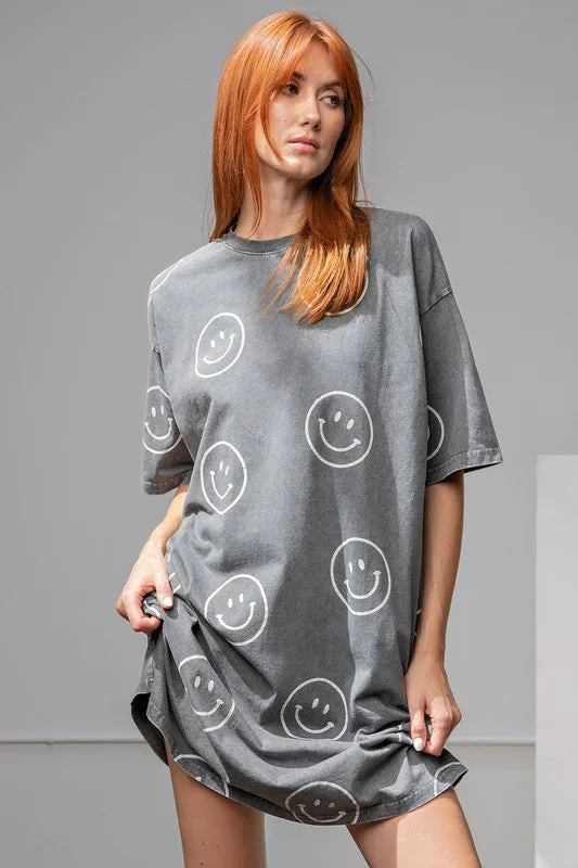 Smiley T-Shirt Dress