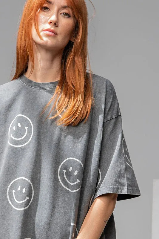 Smiley T-Shirt Dress