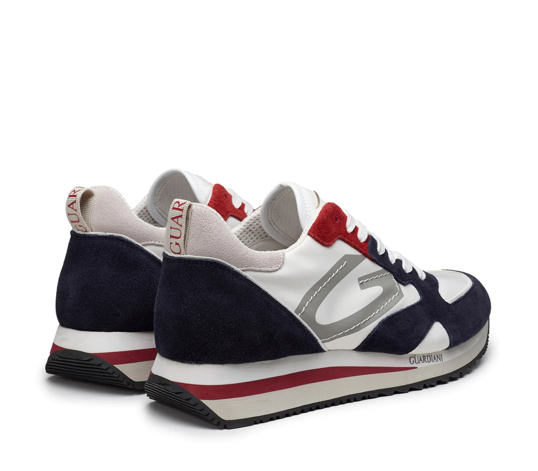 Sneakers Alberto Guardiani Uomo Bianco/Blu (WEN 220002)