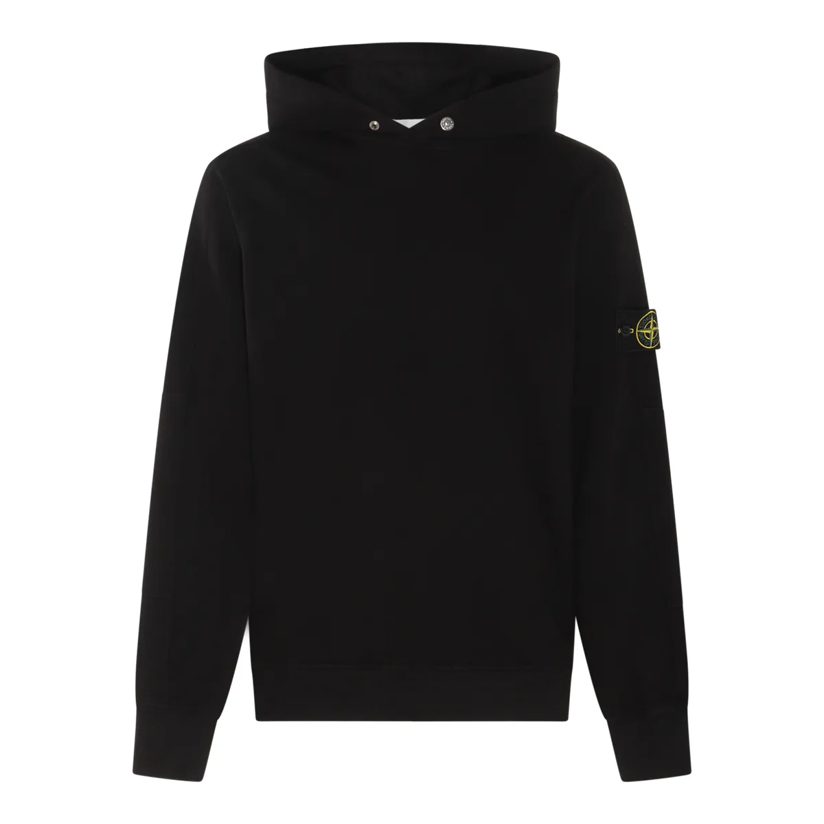 STONE ISLAND  |Street Style Long Sleeves Plain Cotton Logo Hoodies