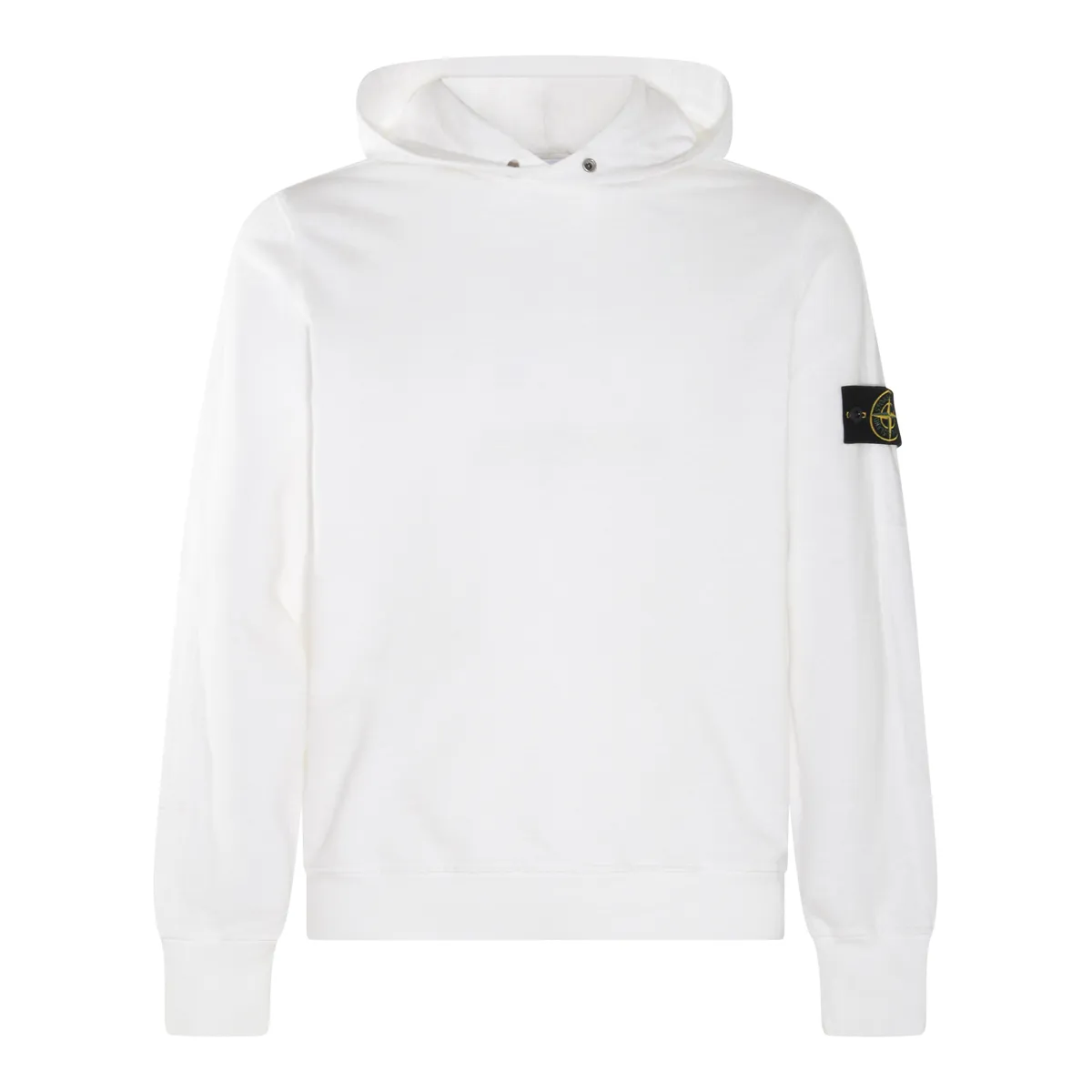 STONE ISLAND  |Street Style Long Sleeves Plain Cotton Logo Hoodies