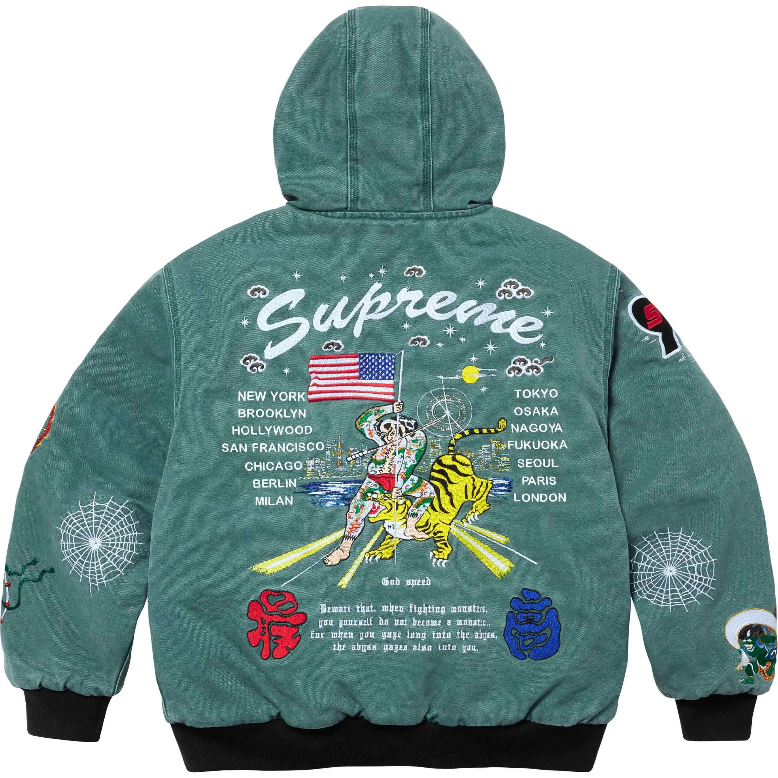 Supreme  |Unisex Street Style Skater Style Hoodies