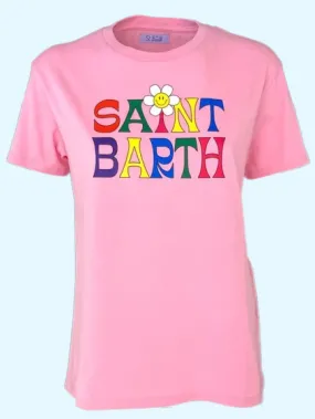 T-SHIRT DONNA ROSA SAINT BARTH MULTICOLOR