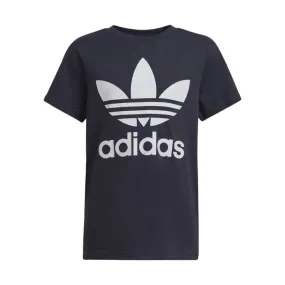 T-SHIRT TREFOIL Kid Shadow Navy White