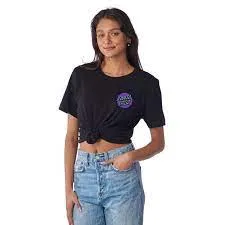 THRASHER X SANTA CRUZ DIAMOND T SHIRT MANCHES COURTES VIOLET