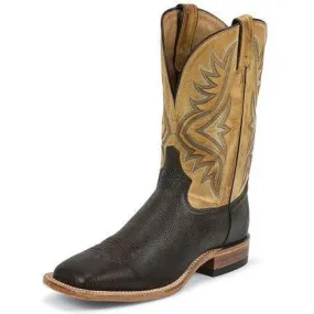 Tony Lama Men's Chocolate Shrunken Goat Boot