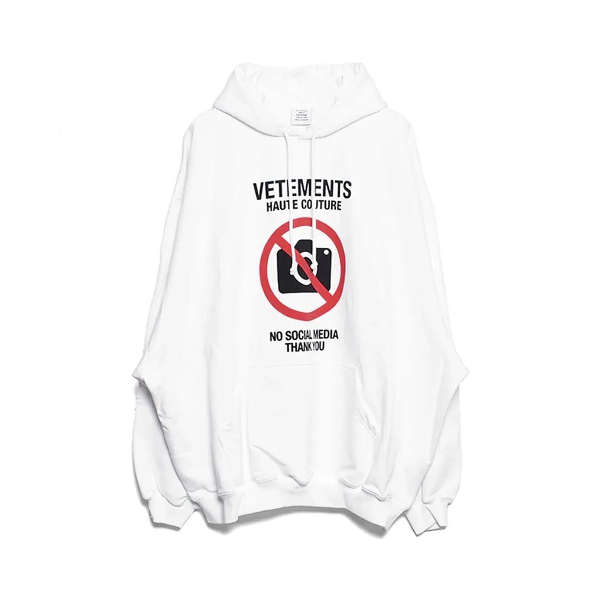 VETEMENTS  |Unisex Street Style Long Sleeves Plain Logo Hoodies