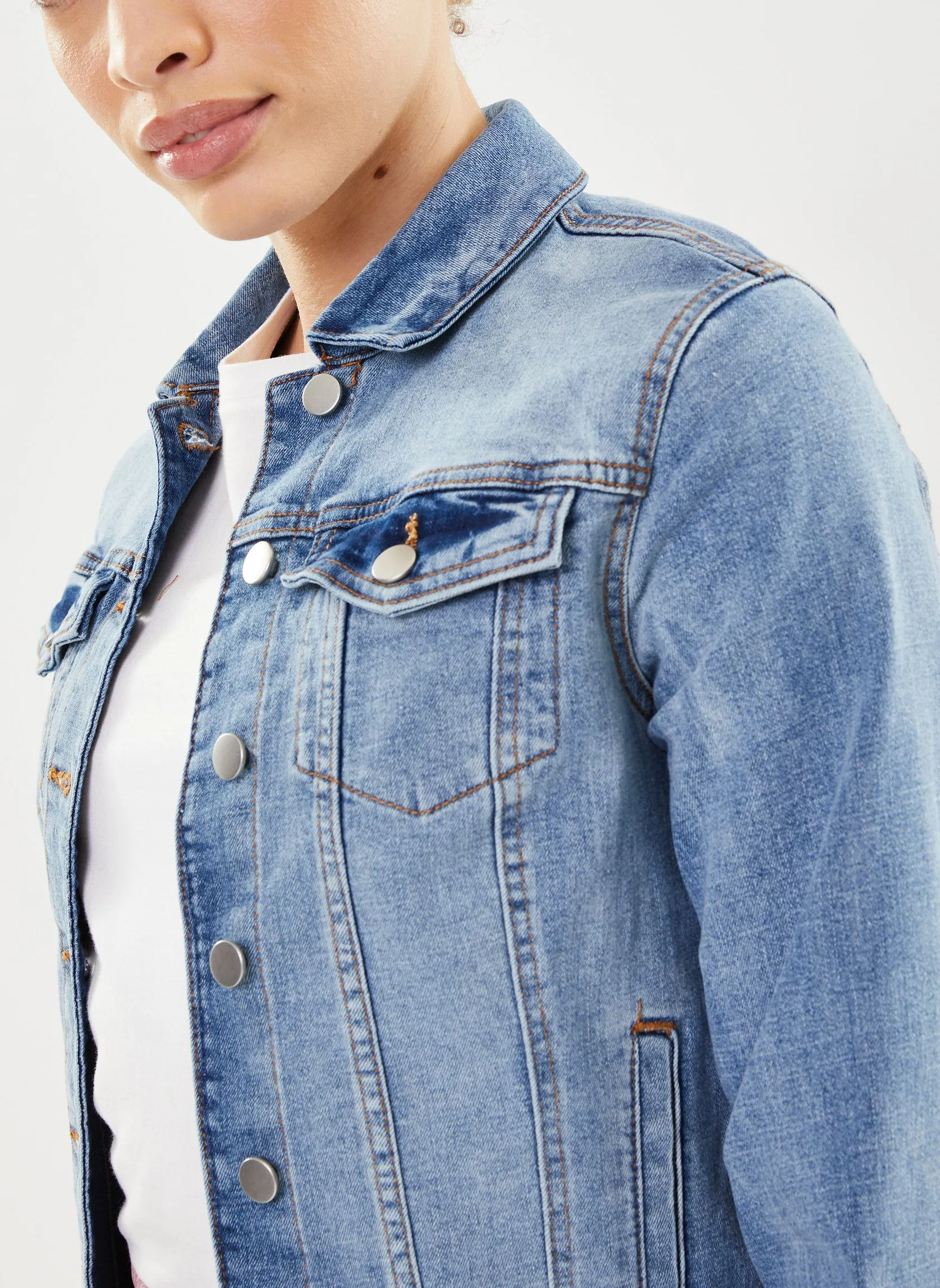 VilaVishow New L/S Denim Jacket - Noos - Azzurro