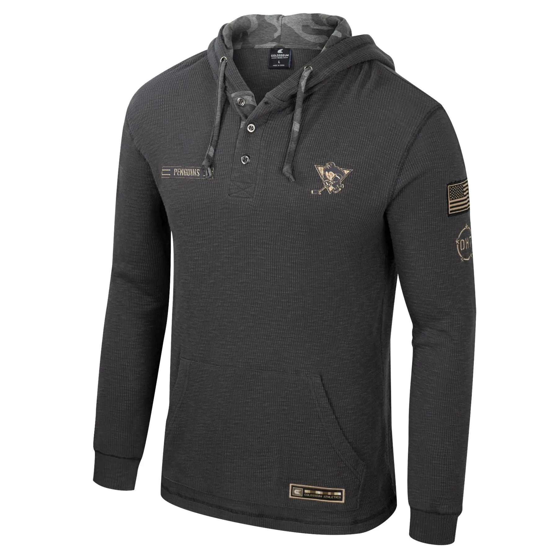 WBS Penguins OHT Hooded Henley