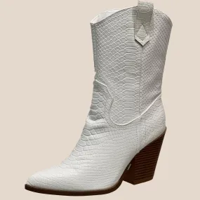 White Cowboy Boots