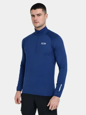 Winter Run Thermal Long Sleeve Running Top For Men With Brushed Inner Fabric