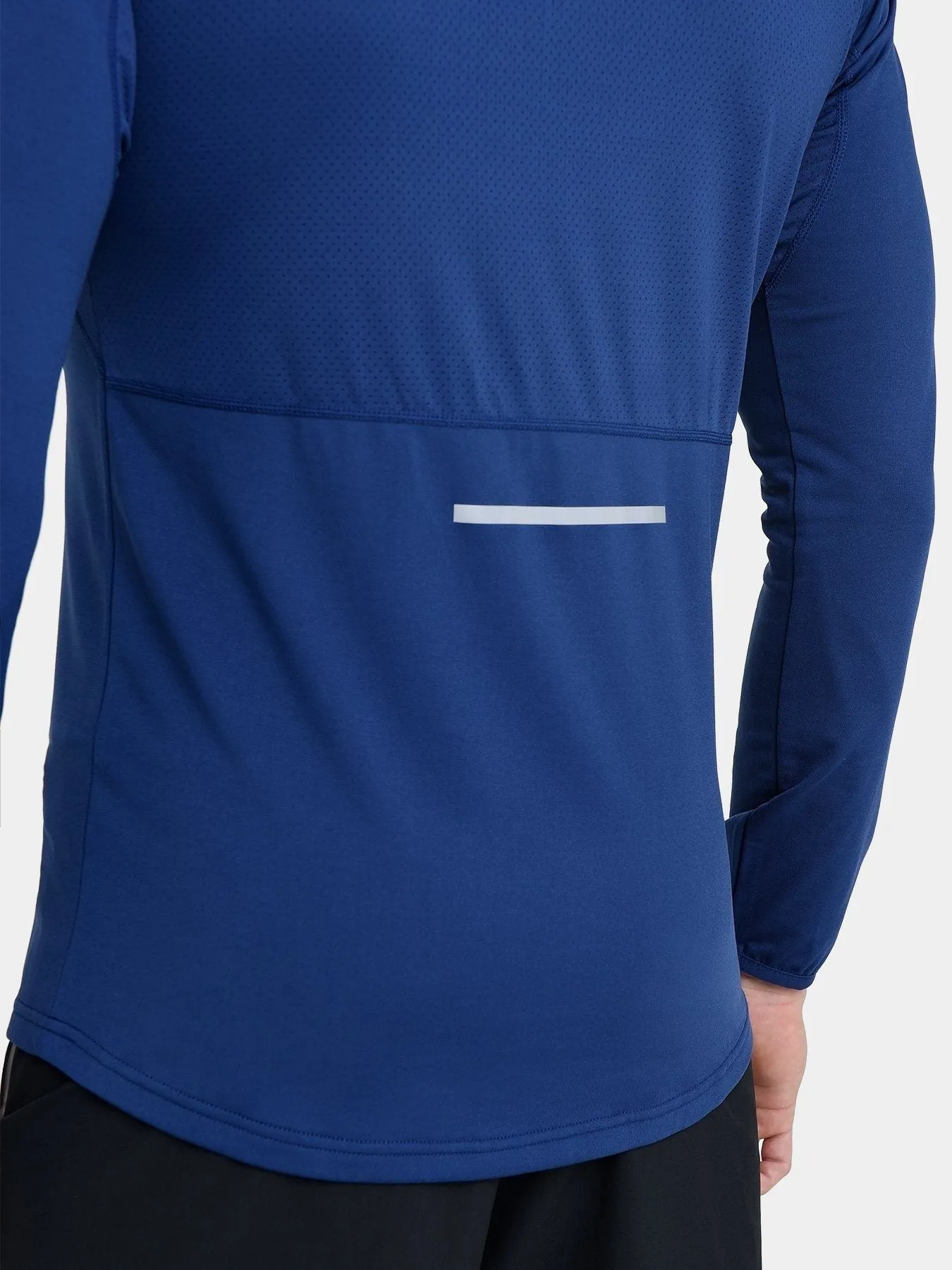 Winter Run Thermal Long Sleeve Running Top For Men With Brushed Inner Fabric