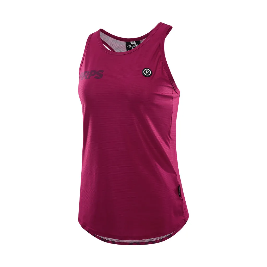 Women Running Singlet Hypermesh ELITE (Amaranth Red)