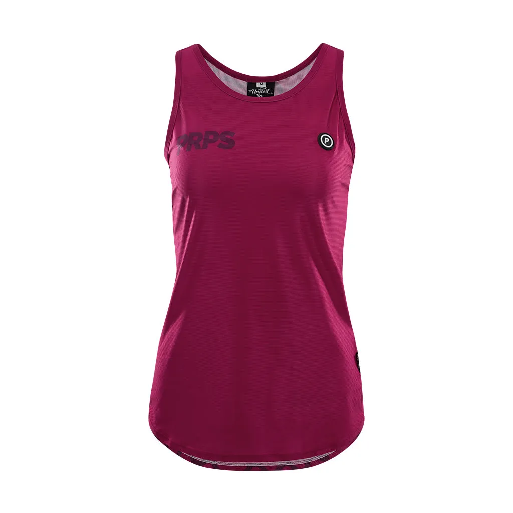 Women Running Singlet Hypermesh ELITE (Amaranth Red)