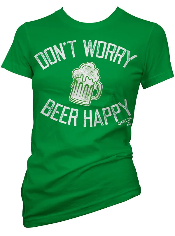 Women's Don't Worry Beer Happy Tee