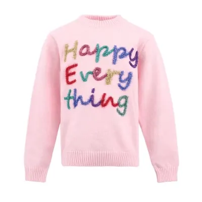 Women's Happy Everything Tinsel Sweater