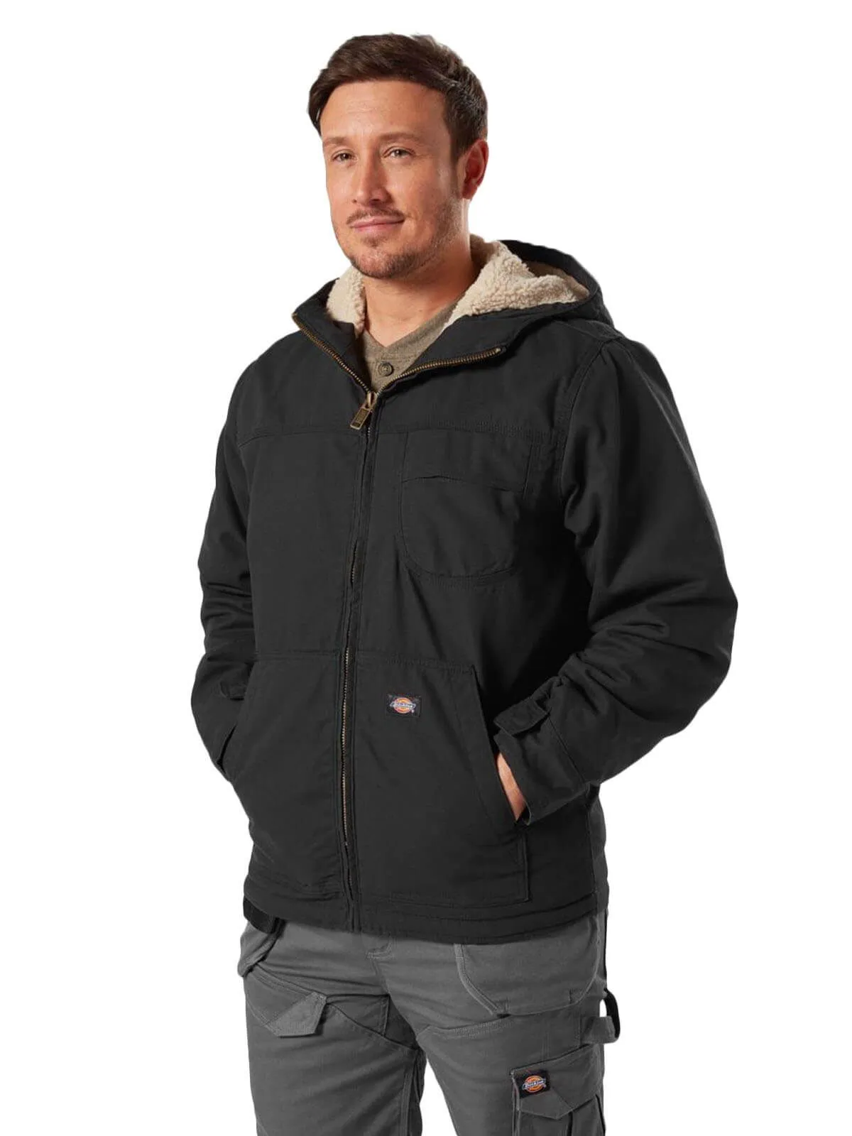 Work Jacket Sherpa Lined Duck Cotton - Dickies