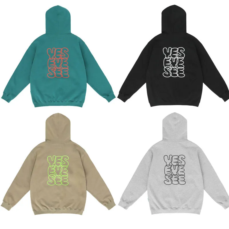 YESEYESEE  |Unisex Street Style Logo Hoodies & Sweatshirts