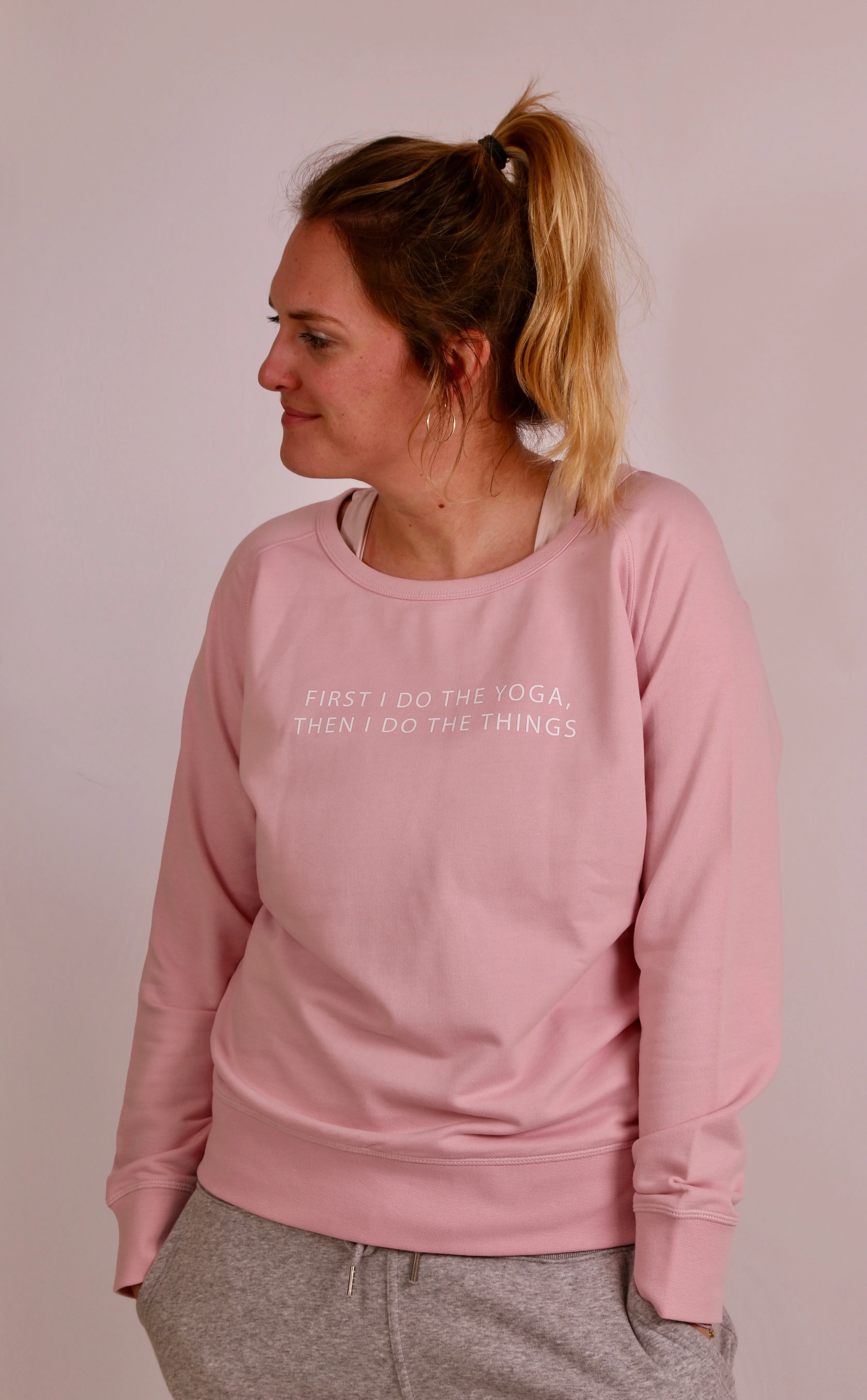 Yoga First Sweater - Pink