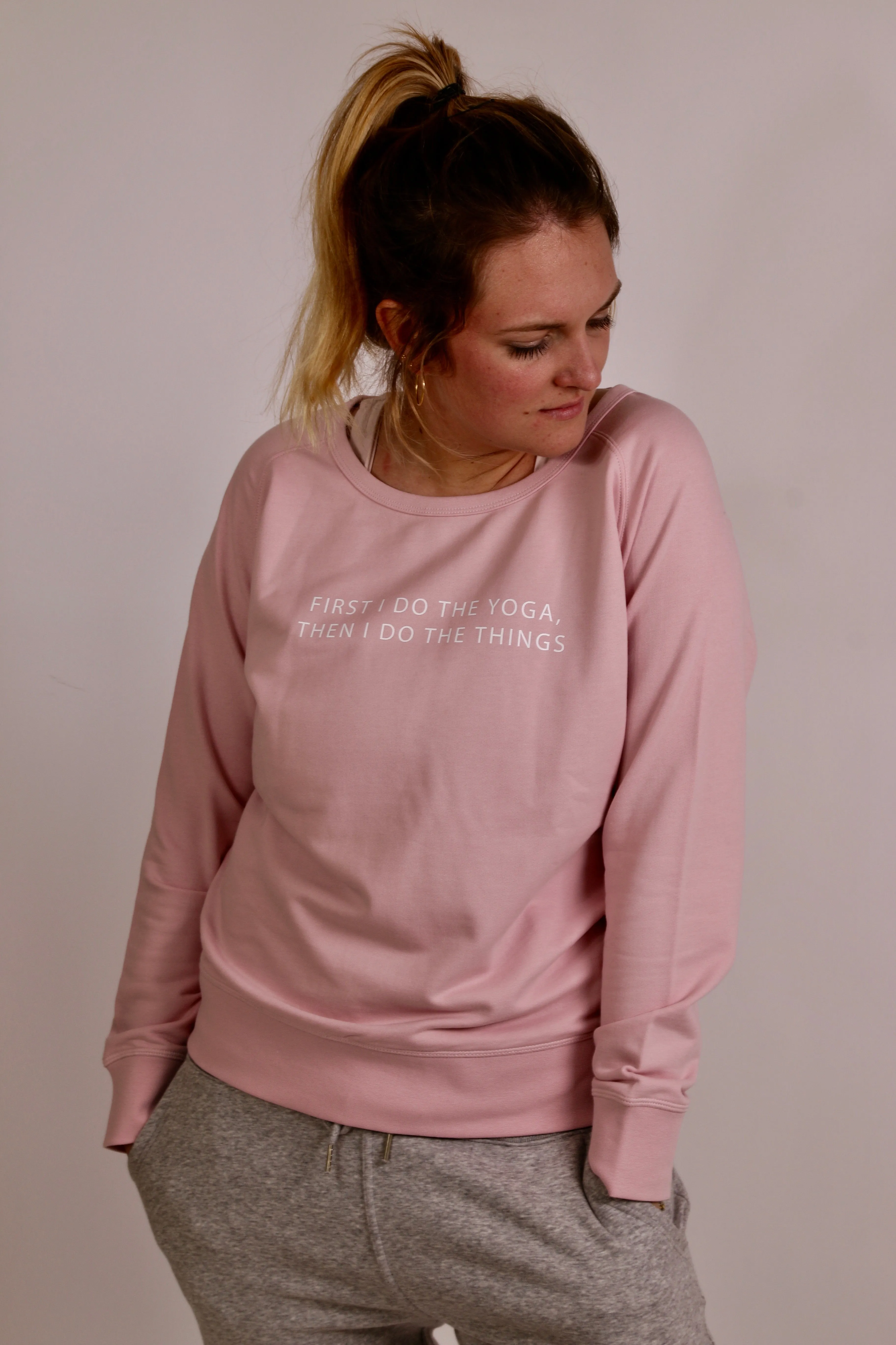 Yoga First Sweater - Pink