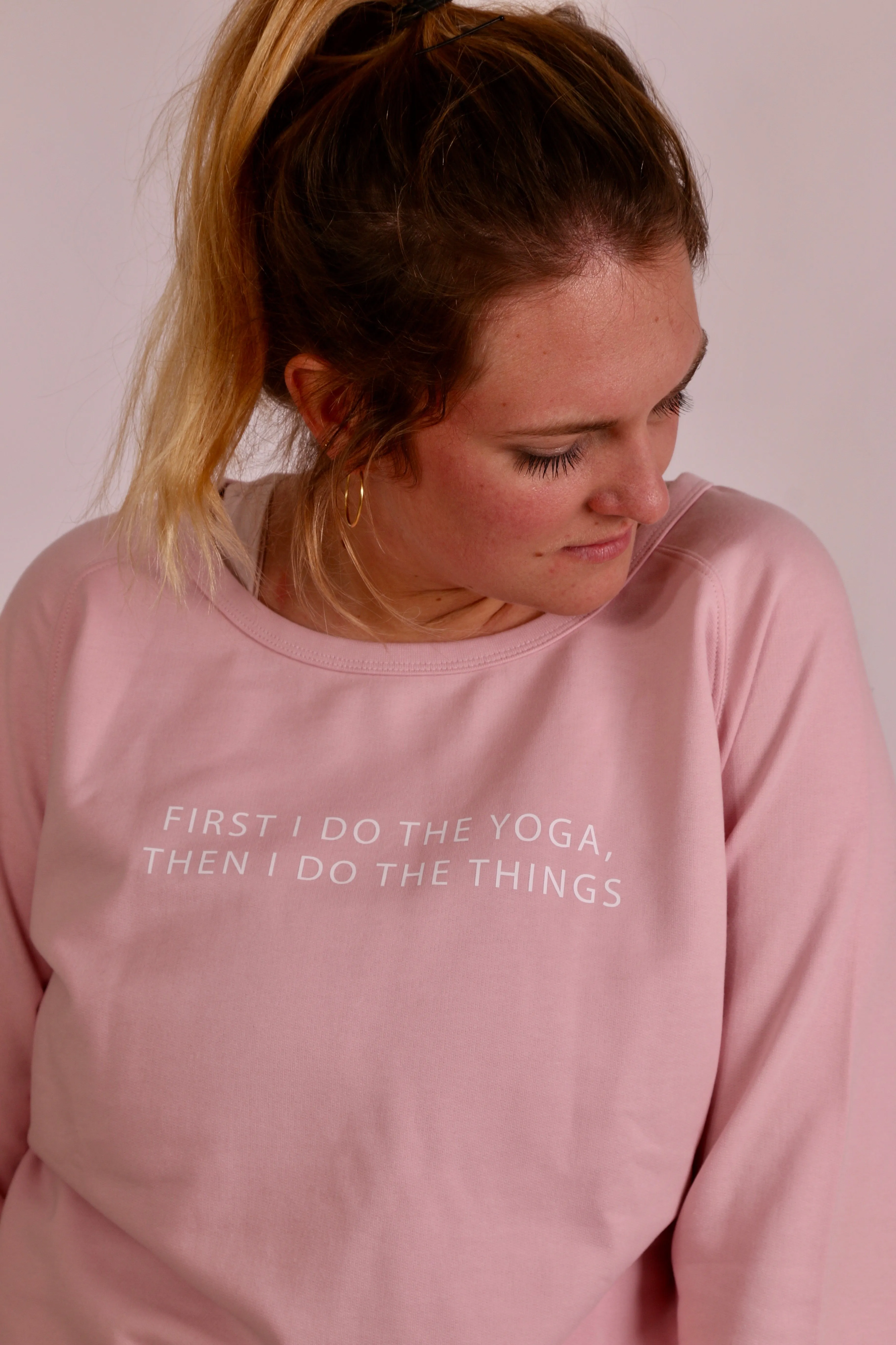 Yoga First Sweater - Pink