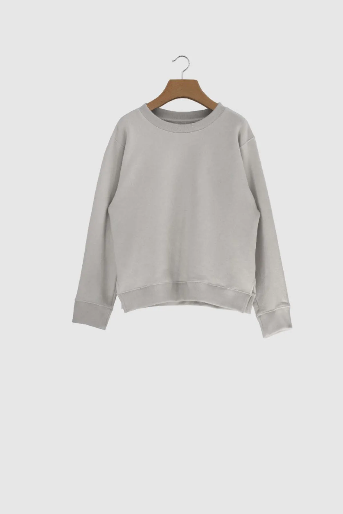 ZHI Oversized Cotton Sweater - Grey